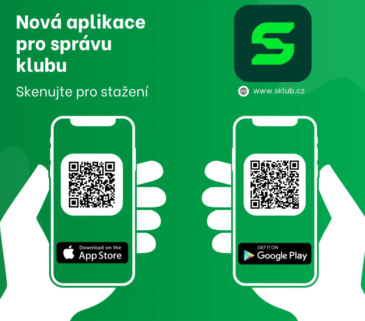 Nová aplikace pro správu klubu