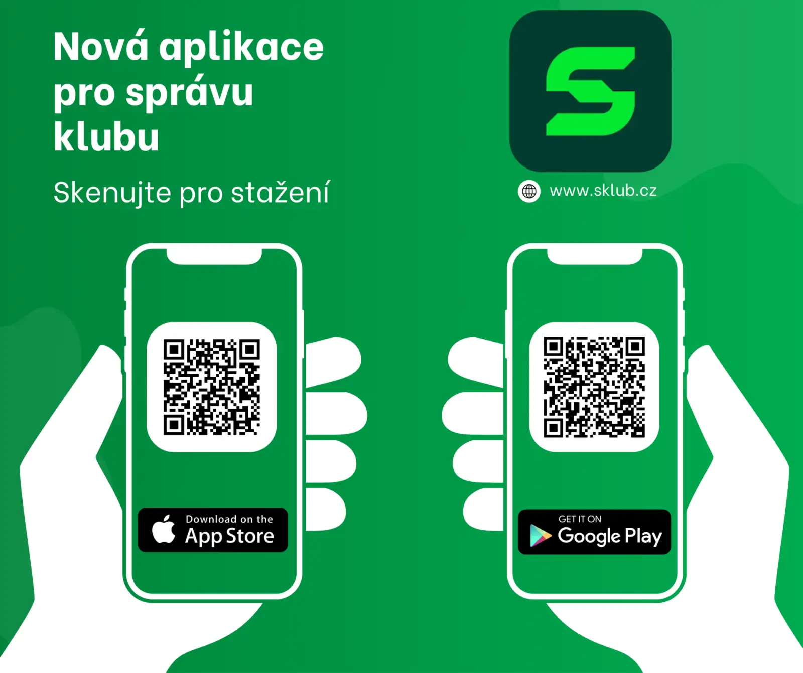 Nová aplikace pro správu klubu