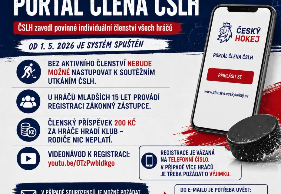 DŮLEŽITÉ – PORTÁL ČLENA ČSLH