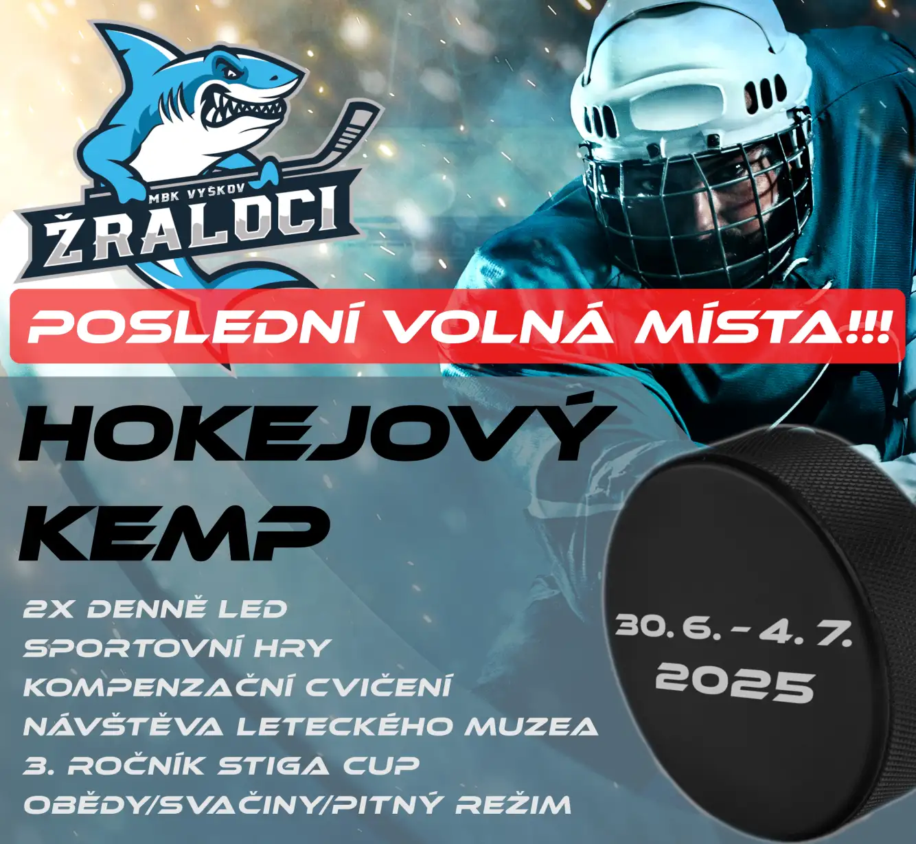 POSLEDNÍ VOLNÁ MÍSTA!!!