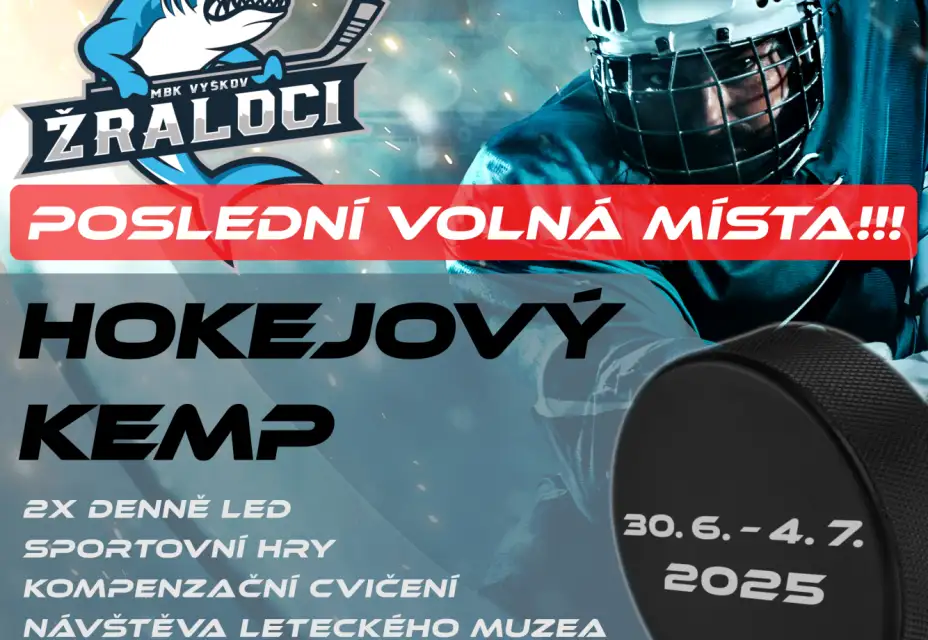 POSLEDNÍ VOLNÁ MÍSTA!!!